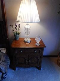Glass Table Lamps (Plunkett Furniture)