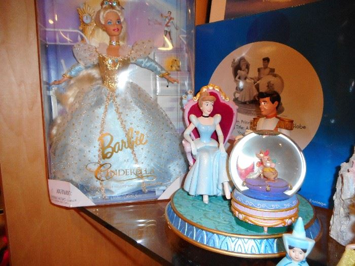 Disney Cinderella Prince Charming Musical Globe with Box