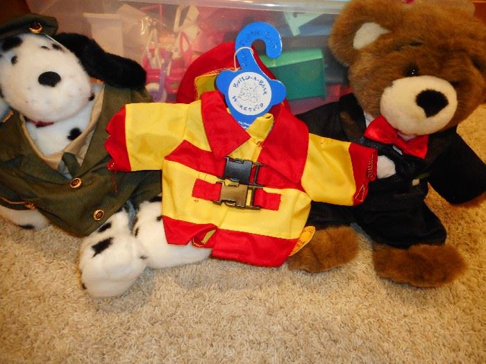Build a Bear Animals..Fire figher Outfit 