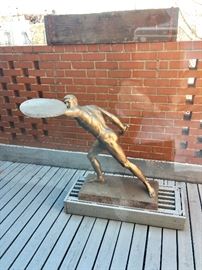 Discus Thrower, bronze (approximately 4')