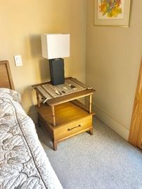 Two matching side tables