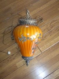 VINTAGE MID CENTURY SWAG LAMP