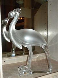 EXQUISITE LARGE LALIQUE PEACOCK 