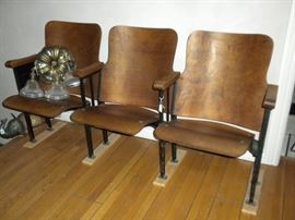 ANTIQUE THEATRE SEATS