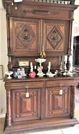Antique English cuboard