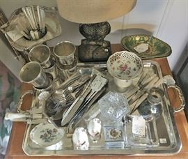Variety of serving pieces