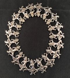 Vintage Los Castillos Dancer Necklace