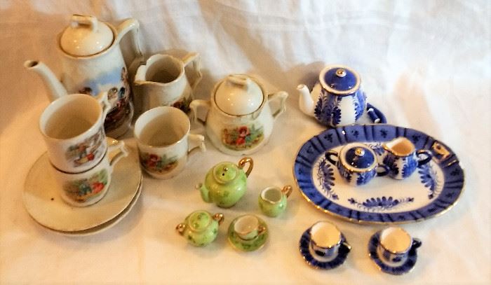Miniature Tea Sets, including Vintage Occupied Japan   http://www.ctonlineauctions.com/detail.asp?id=678394
