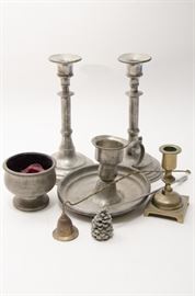 Pewter Candle Holders & Candle Snuffers http://www.ctonlineauctions.com/detail.asp?id=678410