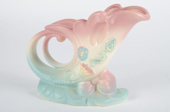 Floral Horn-Shaped Vase http://www.ctonlineauctions.com/detail.asp?id=678415