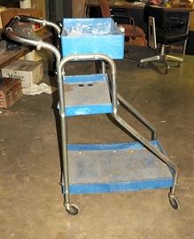 Poly Tester Cart, 40"H x 18"W x 36"D
