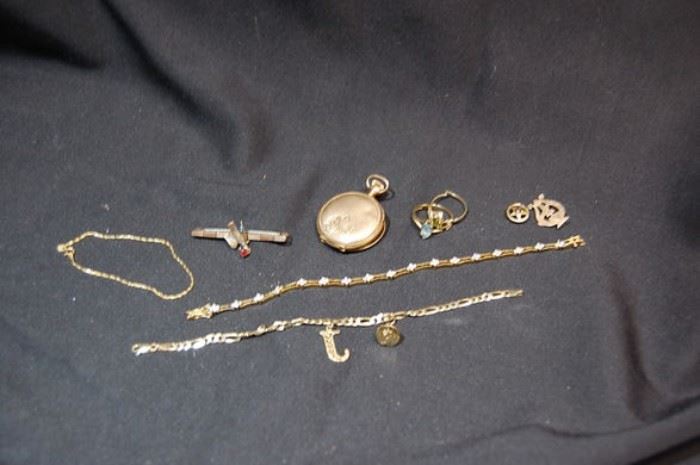 Gold Jewelry (More than pictured). 