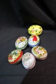 Vintage Tin Litho Easter Eggs