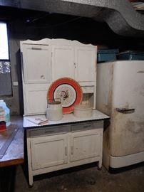 Hoosier style Kitchen Cabinet with Sifter Intact