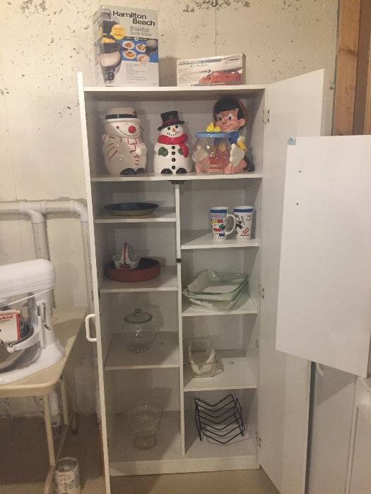 all storage cabinets and shelving are for sale