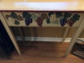 34FURNITURESideTableGrapeVine