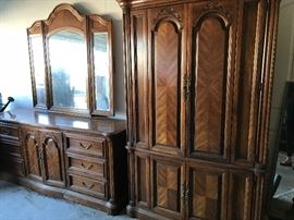 42FURNITUREBedroomSetDarkWood