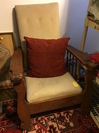 First bedroom:  an antique reclining Morris chair