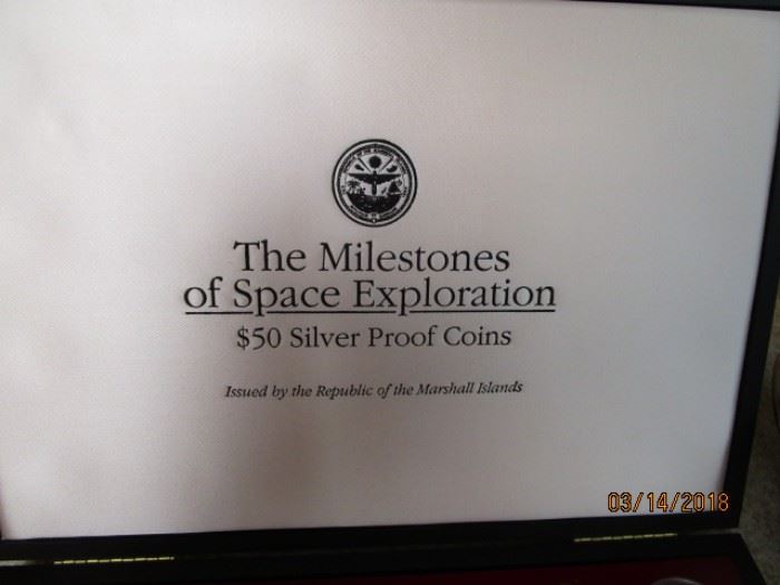 $50 Silver Proof Coins - The Milestone of Space Exploration
