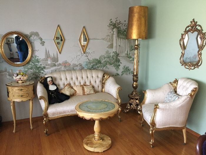 Fabulous Gilt Decorator Suite. 