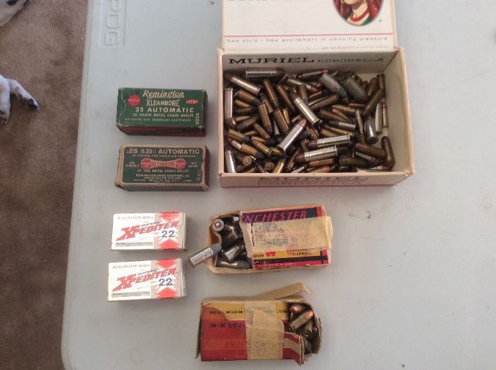 A mix of older ammunition 