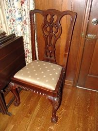 Chippendale style side chair