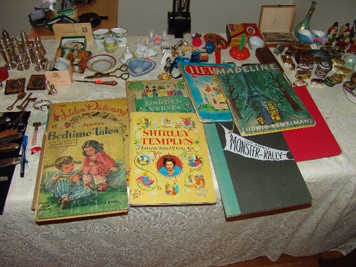 Assortment of old children's books