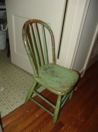 Painted side chair