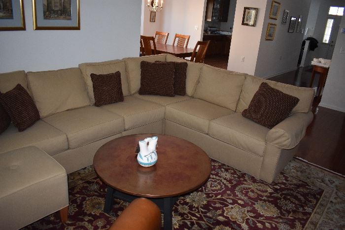 The 5 piece sectional Sold on Line Prior to the ONE DAY sale in Feb.