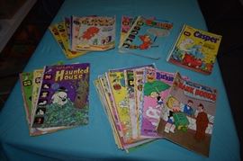 Some of the Vintage Comic Books from Marvel Tales to DC to Archies to Harvey from Spiderman to Little Lulu....