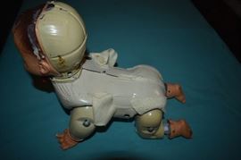 Antique Wind-up Crawling Baby Doll