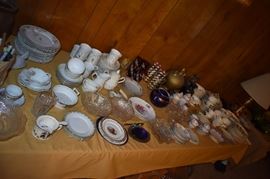 Loads of Collectible China and Glassware nearly all had been wrapped in paper ranging from 1946 to  1945 as is the same with nearly all the collectible china, glassware and pottery in this estate