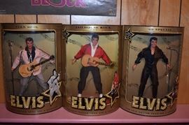 Loads of Vintage Dolls and Accessories in this Estate! From Barbies to Elvis to Back Street Boys to 90210 to Country Music Dolls Plus Accessories Galore especially for Barbie! We also have Vintage Ty Beanie Babies and Disney Characters --- A large collection represented here as you can see! We even have a large collection of Barbie Ornaments and Bradbury Mint Porcelain Barbie Figurines!