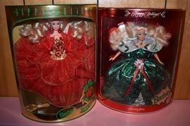 Loads of Vintage Dolls and Accessories in this Estate! From Barbies to Elvis to Back Street Boys to 90210 to Country Music Dolls Plus Accessories Galore especially for Barbie! We also have Vintage Ty Beanie Babies and Disney Characters --- A large collection represented here as you can see! We even have a large collection of Barbie Ornaments and Bradbury Mint Porcelain Barbie Figurines!