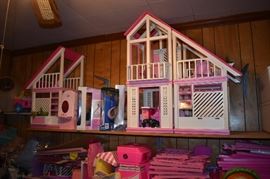 Loads of Vintage Dolls and Accessories in this Estate! From Barbies to Elvis to Back Street Boys to 90210 to Country Music Dolls Plus Accessories Galore especially for Barbie! We also have Vintage Ty Beanie Babies and Disney Characters --- A large collection represented here as you can see! We even have a large collection of Barbie Ornaments and Bradbury Mint Porcelain Barbie Figurines!