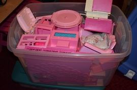 Loads of Vintage Dolls and Accessories in this Estate! From Barbies to Elvis to Back Street Boys to 90210 to Country Music Dolls Plus Accessories Galore especially for Barbie! We also have Vintage Ty Beanie Babies and Disney Characters --- A large collection represented here as you can see! We even have a large collection of Barbie Ornaments and Bradbury Mint Porcelain Barbie Figurines!