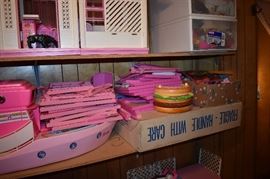 Loads of Vintage Dolls and Accessories in this Estate! From Barbies to Elvis to Back Street Boys to 90210 to Country Music Dolls Plus Accessories Galore especially for Barbie! We also have Vintage Ty Beanie Babies and Disney Characters --- A large collection represented here as you can see! We even have a large collection of Barbie Ornaments and Bradbury Mint Porcelain Barbie Figurines!