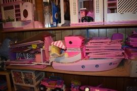 Loads of Vintage Dolls and Accessories in this Estate! From Barbies to Elvis to Back Street Boys to 90210 to Country Music Dolls Plus Accessories Galore especially for Barbie! We also have Vintage Ty Beanie Babies and Disney Characters --- A large collection represented here as you can see! We even have a large collection of Barbie Ornaments and Bradbury Mint Porcelain Barbie Figurines!