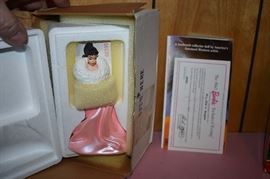 Loads of Vintage Dolls and Accessories in this Estate! From Barbies to Elvis to Back Street Boys to 90210 to Country Music Dolls Plus Accessories Galore especially for Barbie! We also have Vintage Ty Beanie Babies and Disney Characters --- A large collection represented here as you can see! We even have a large collection of Barbie Ornaments and Bradbury Mint Porcelain Barbie Figurines!