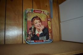 Vintage 1950s Original Coca Cola Advertising Tray