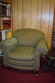 1920's Overstuffed Easy Chair