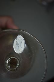 Vintage Glass Covered Compote, Hand Etched made in Japan for National Potteries Co., Cleveland, Ohio