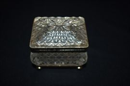 Small Elegant Vintage Jewelry Coffin