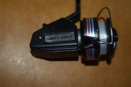 Vintage Swift-660/F Fishing Reel. This Estate includes many very nice Fishing Rod and Reel Combinations