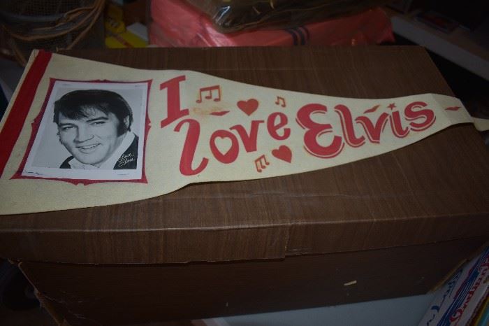 Rare 1950's Elvis Banner!!!