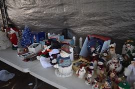 Lots of Very nice Vintage Christmas items in this Estate many new in box and many still with tags. From Village Pieces to Santa to Snowmen to Ornaments, Lights, Snow Globes, Gift Bags and more you find it all and best of all "It's just in time for Next Christmas!!!"