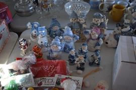 Lots of Very nice Vintage Christmas items in this Estate many new in box and many still with tags. From Village Pieces to Santa to Snowmen to Ornaments, Lights, Snow Globes, Gift Bags and more you find it all and best of all "It's just in time for Next Christmas!!!"