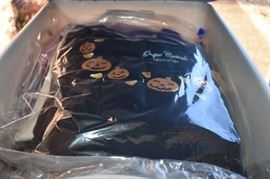 Tubs of Like New Clothing including Sweatshirts, and T-Shirts and More!