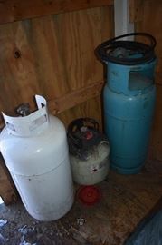 Propane Tanks of Various Sizes