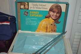 Vintage GE Hair Dryer in Original Box!